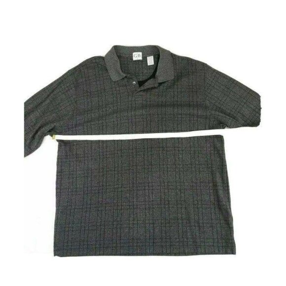 Men's Polo Grey XXL Long Sleeve Shirts 43f - Picture 2 of 8